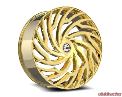 Azara 536 Wheel 24x9 5x115|5x120 15mm Nano Gold - AZA-5362493915NG