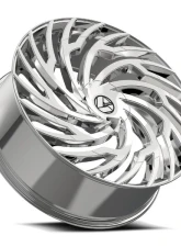 Azara AZA-536 Wheel 26x9.5 6x135|6x139.7 22mm Nano Chrome                                     - AZA-53626955722NC - Image 3