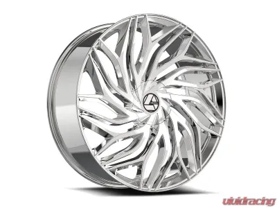Azara AZA-537 Wheel 22x9.5 5x115|5x120 15mm Nano Chrome - AZA-53722953915NC
