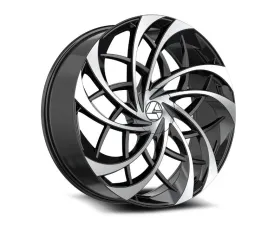 Azara 540 Wheel 18x8 5x100|5x114.3 35mm Gloss Black Machined