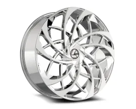 Azara 540 Wheel 28x9.5 Blank 15mm Chrome