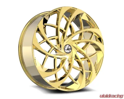 Azara 540 Wheel 24x9 5x115|5x120 15mm Nano Gold - AZA-5402493915NG