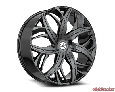 Azara 541 Wheel 18x8 5x112|5x114.3 35mm Gloss Black - AZA-5411883635GB