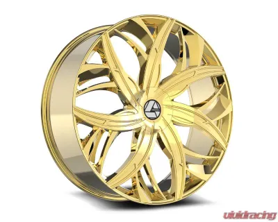 Azara 541 Wheel 22x8.5 5x114.3|5x120 38mm Nano Gold - AZA-54122853838NG