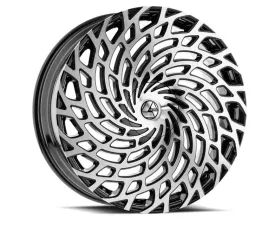 Azara 523 Wheel 20x8.5 5x110|5x114.3 35mm Gloss Black Machined