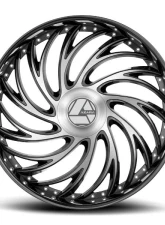 Azara AZX-101 Wheel 20x8.5 5x114.3|5x120 35mm Gloss Black & Machined                                     - AZX-10120853835BM - Image 2