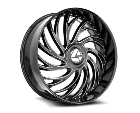 Azara AZX-101 Wheel 22x9.5 Blank 15mm Gloss Black & Milled