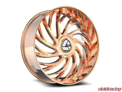 Azara AZX-101 Wheel 22x9.5 Blank 15mm Nano Rose Gold - AZX-1012295BL15NRG