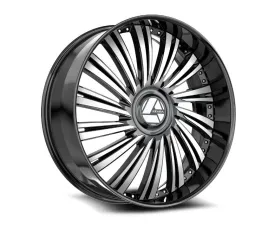 Azara AZX-102 Wheel 18x8 5x114.3|5x120 35mm Gloss Black Machined