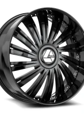 Azara AZX-102 Wheel 24x9 Blank 15mm Gloss Black                                     - AZX-102249BL15GB - Image 3