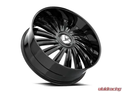 Azara AZX-102 Wheel 24x9 Blank 15mm Gloss Black - AZX-102249BL15GB