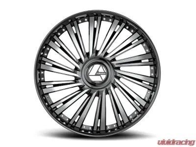 Azara AZX-102 Wheel 22x8.5 5x112|5x114.3 38mm Gloss Black & Machined - AZX-10222853638BM