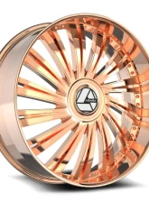 Azara AZX-102 Wheel 22x8.5 5x112|5x114.3 38mm Nano Rose Gold                                     - AZX-10222853638NRG - Image 3