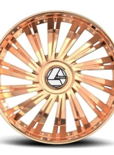 Azara AZX-102 Wheel 22x8.5 5x112|5x114.3 38mm Nano Rose Gold                                     - AZX-10222853638NRG - Image 2
