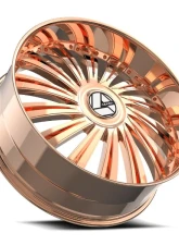 Azara AZX-102 Wheel 22x8.5 5x112|5x114.3 38mm Nano Rose Gold                                     - AZX-10222853638NRG - Image 3