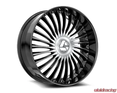 Azara AZX-103 Wheel 22x9.5 6x135|6x139.7 22mm Gloss Black Machined - AZX-10322955722BM
