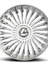 Azara AZX-103 Wheel 22x9.5 Blank 15mm Nano Chrome                                     - AZX-1032295BL15NC - Image 2