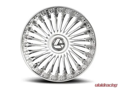 Azara AZX-103 Wheel 22x9.5 Blank 15mm Nano Chrome - AZX-1032295BL15NC