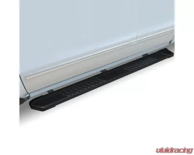 Raptor Series 6" Black Textured Aluminum OEM Style Slide Track Running Boards Ford F-150 | F-250 | F-350 Super Duty Regular 2015-2023 - 1703-0300BT