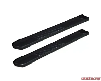Raptor Series 6" Black Textured Aluminum OEM Style Slide Track Running Boards Ford F-150 | F-250 | F-350 Super Duty Regular 2015-2023 - 1703-0300BT