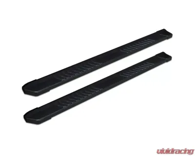 Raptor Series 6" Black Textured Aluminum OEM Style Slide Track Running Boards Nissan Frontier King/Extended Cab 2005-2023 - 1707-0431BT