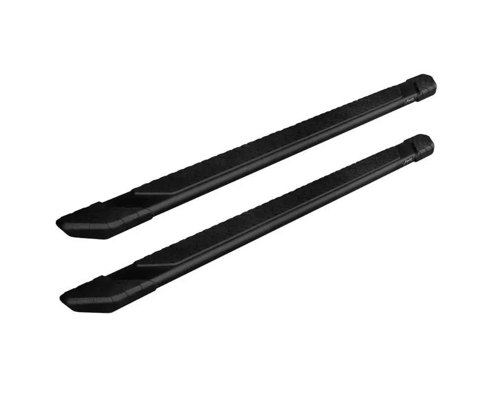Raptor Series 5" Tread Step Slide Track Running Boards Black Textured Aluminum Nissan Frontier King/Extended Cab 2005-2023 - 1907-0431BT