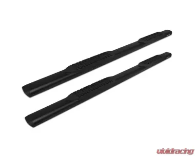 Raptor Series 5" Black Textured Aluminum Oval Style Slide Track Running Boards Chevrolet Colorado | GMC Canyon Crew Cab 2015-2025 - 2001-0342BT