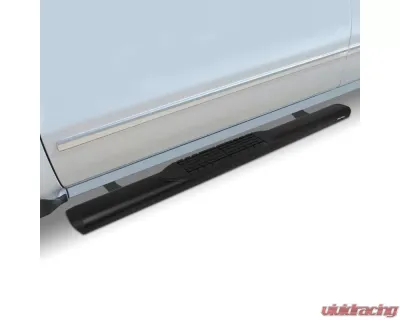 Raptor Series 5" Black Textured Aluminum Oval Style Slide Track Running Boards Chevrolet Colorado | GMC Canyon Crew Cab 2015-2025 - 2001-0342BT