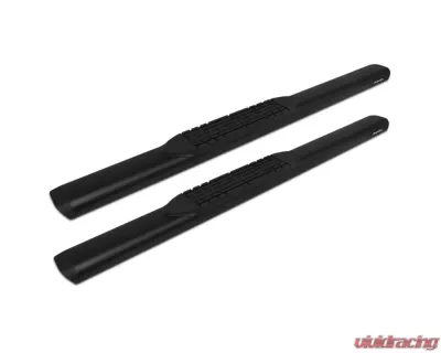 Raptor Series 5" Black Textured Aluminum Oval Style Slide Track Running Boards Ram 1500 New Body Style Quad/Extended Cab 2019-2025 - 2002-0501BT