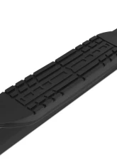 Raptor Series 5" Black Textured Aluminum Oval Style Slide Track Running Boards Ford Ranger SuperCab 2019-2023                                     - 2003-0251BT - Image 4