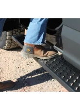 Raptor Series 6.5" Black Textured Aluminum Sawtooth Slide Track Running Boards Ram 1500 New Body Style 2019-2025                                     - 2102-0602BT - Image 7