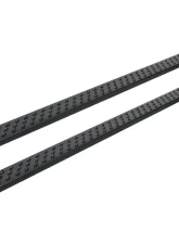 Raptor Series 6.5" Black Textured Aluminum Sawtooth Slide Track Running Boards Ford F-150 | F-250 | F-350 Super Duty Crew Cab 2015-2023                                     - 2103-0366BT - Image 9