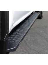 Raptor Series 6.5" Black Textured Aluminum Sawtooth Slide Track Running Boards Ford F-150 | F-250 | F-350 Super Duty Crew Cab 2015-2023                                     - 2103-0366BT - Image 8