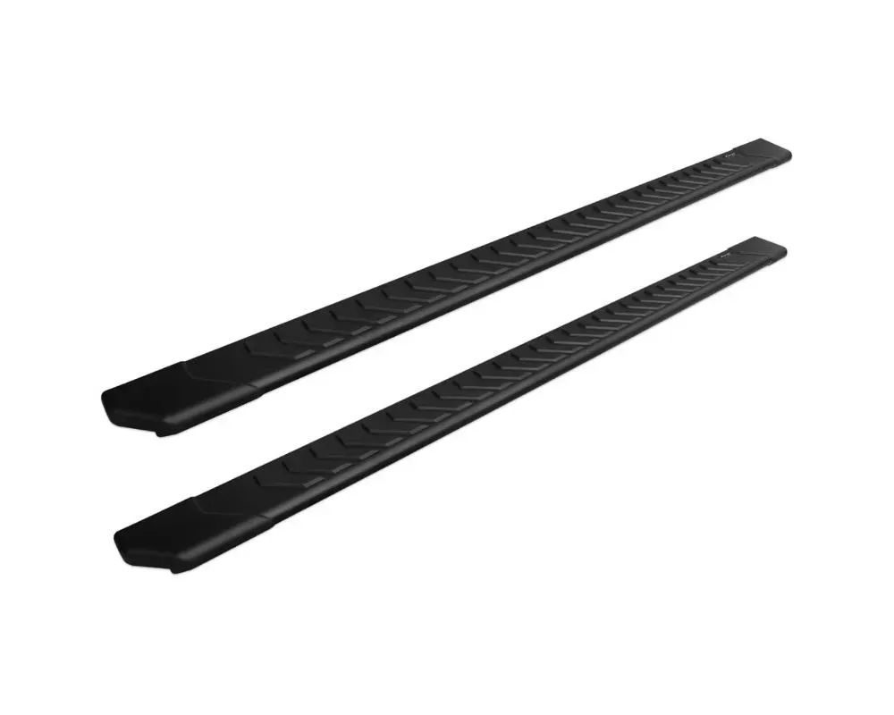 Raptor Series 5" Black Textured Aluminum OEM Style Full Tread Slide Track Running Boards Toyota Tundra Double Cab 2007-2021 - 2204-0132BT