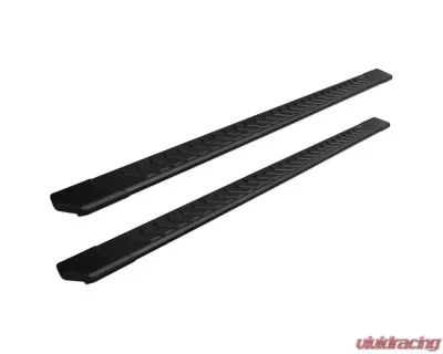 Raptor Series 5" Black Textured Aluminum OEM Style Full Tread Slide Track Running Boards Toyota Tundra Double Cab 2007-2021 - 2204-0132BT