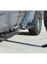 Raptor Series 5" Black Textured Aluminum OEM Style Full Tread Slide Track Running Boards Toyota 4Runner 2010-2023                                     - 2204-0144BT - Image 7