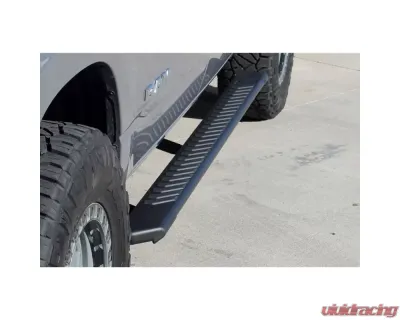 Raptor Series 5" Black Textured Aluminum OEM Style Full Tread Slide Track Running Boards Toyota 4Runner 2010-2023 - 2204-0144BT