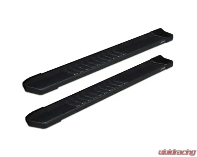 Raptor Series 6" Black Textured Aluminum OEM Style Slide Track Running Boards Ford F-250 | F-350 Super Duty Crew Cab 1999-2016 - 1703-0344BT