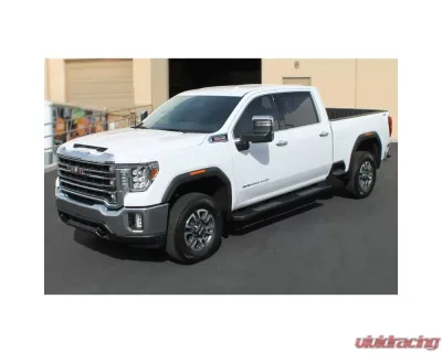 Raptor Series 6" Black Textured Aluminum OEM Style Slide Track Running Boards Ford F-250 | F-350 Super Duty Crew Cab 1999-2016 - 1703-0344BT