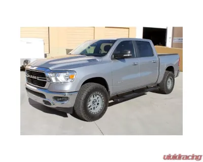 Raptor Series 6" Black Textured Aluminum OEM Style Slide Track Running Boards Ford F-250 | F-350 Super Duty Crew Cab 1999-2016 - 1703-0344BT