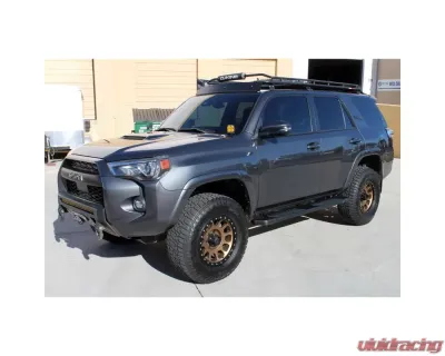 Raptor Series 6" Black Textured Aluminum OEM Style Slide Track Running Boards Ford Bronco 4-Door 2021-2023 - 1703-0388BT