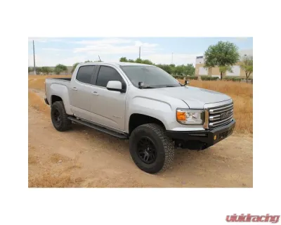 Raptor Series 5" Tread Step Slide Track Running Boards Black Textured Aluminum Ford Bronco 4-Door 2021-2023 - 1903-0388BT