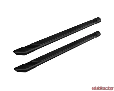 Raptor Series 5" Black Textured Aluminum Tread Step Slide Track Component Boards - 1968-BLK