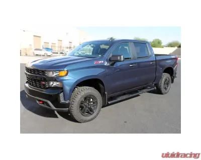 Raptor Series 5" Black Textured Aluminum Oval Style Slide Track Running Boards Ford Bronco 4-Door 2021-2023 - 2003-0388BT