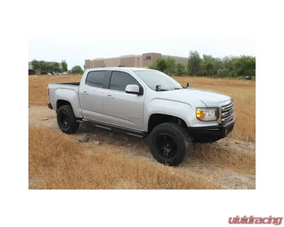 Raptor Series 5" Black Textured Aluminum Oval Style Slide Track Running Boards Ford Bronco 4-Door 2021-2023 - 2003-0388BT