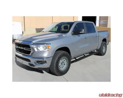Raptor Series 5" Black Textured Aluminum Oval Style Slide Track Running Boards Ford Bronco 4-Door 2021-2023 - 2003-0388BT