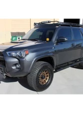 Raptor Series 5" Black Textured Aluminum Oval Style Slide Track Running Boards Ford Bronco 4-Door 2021-2023                                     - 2003-0388BT - Image 8