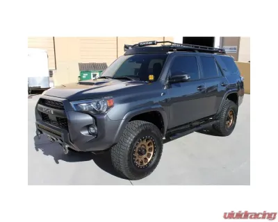 Raptor Series 5" Black Textured Aluminum Oval Style Slide Track Running Boards Ford Bronco 4-Door 2021-2023 - 2003-0388BT