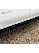 Raptor Series 6.5" Black Textured Aluminum Sawtooth Slide Track Running Boards Ford F-250 | F-350 Super Duty Crew Cab 1999-2016                                     - 2103-0344BT - Image 6