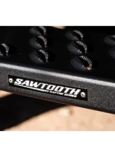 Raptor Series 6.5" Black Textured Aluminum Sawtooth Slide Track Running Boards Ford F-250 | F-350 Super Duty Crew Cab 1999-2016                                     - 2103-0344BT - Image 8